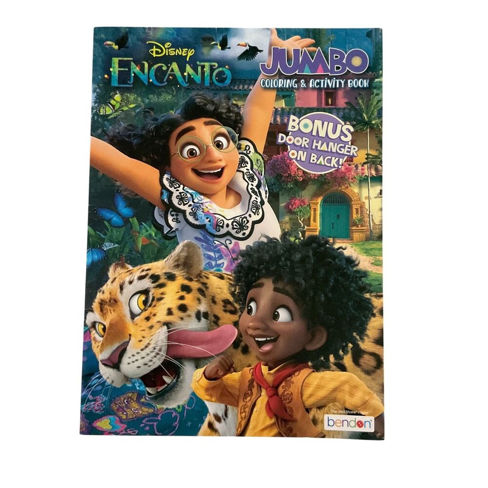 Disney Encanto Activity Set With Jumbo Coloring Book Stickers & 24 Crayons - Picture 2 of 7